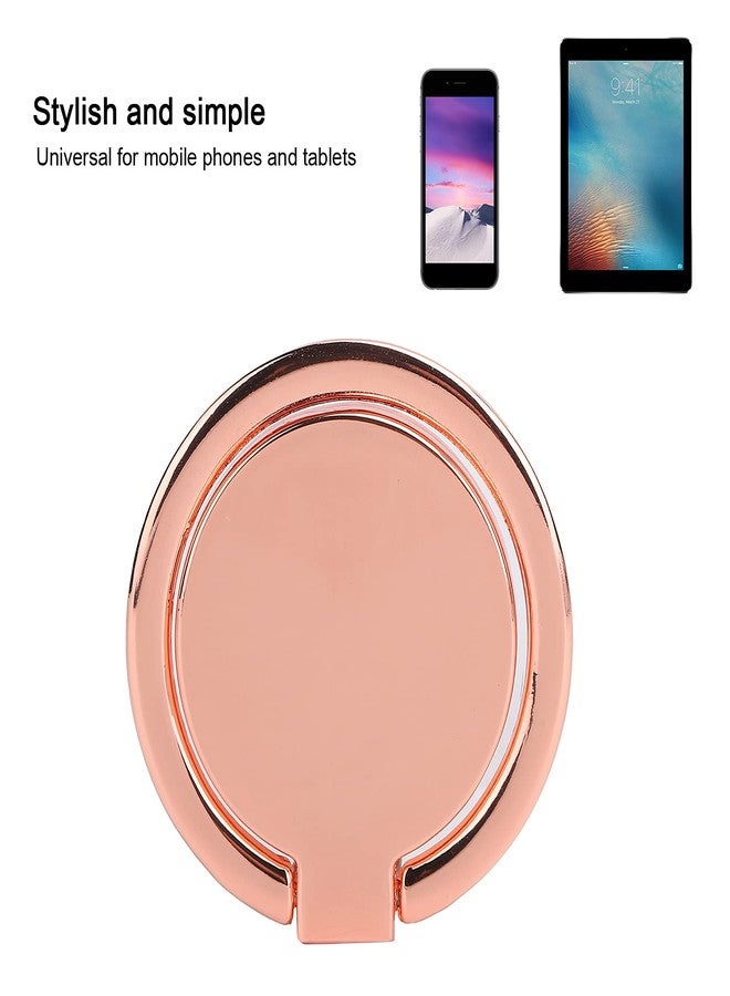 Yoidesu Phone Ring Holder, Mobile Phone Finger Ring Adjustable Metal Phone Holder Magnetic Car Mount for Mobile Phones and Tablets(Rose Gold) - Image 3