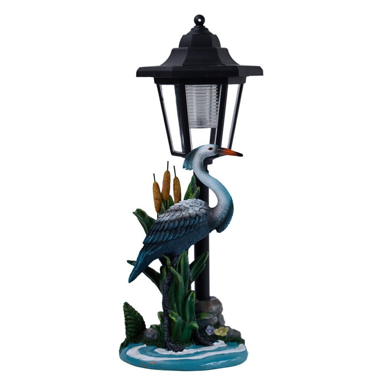 Flamingo Crane Resin Solar Outdoor Light for Home Garden Path Corridor Sculpture Lamp - Image 2
