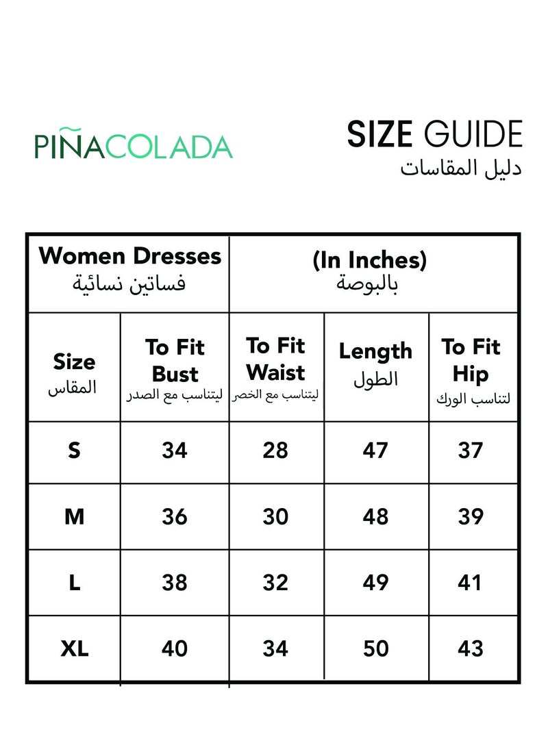 PINACOLADA Women's Burgundy Red Ruched Dress With Trail  - Image 4