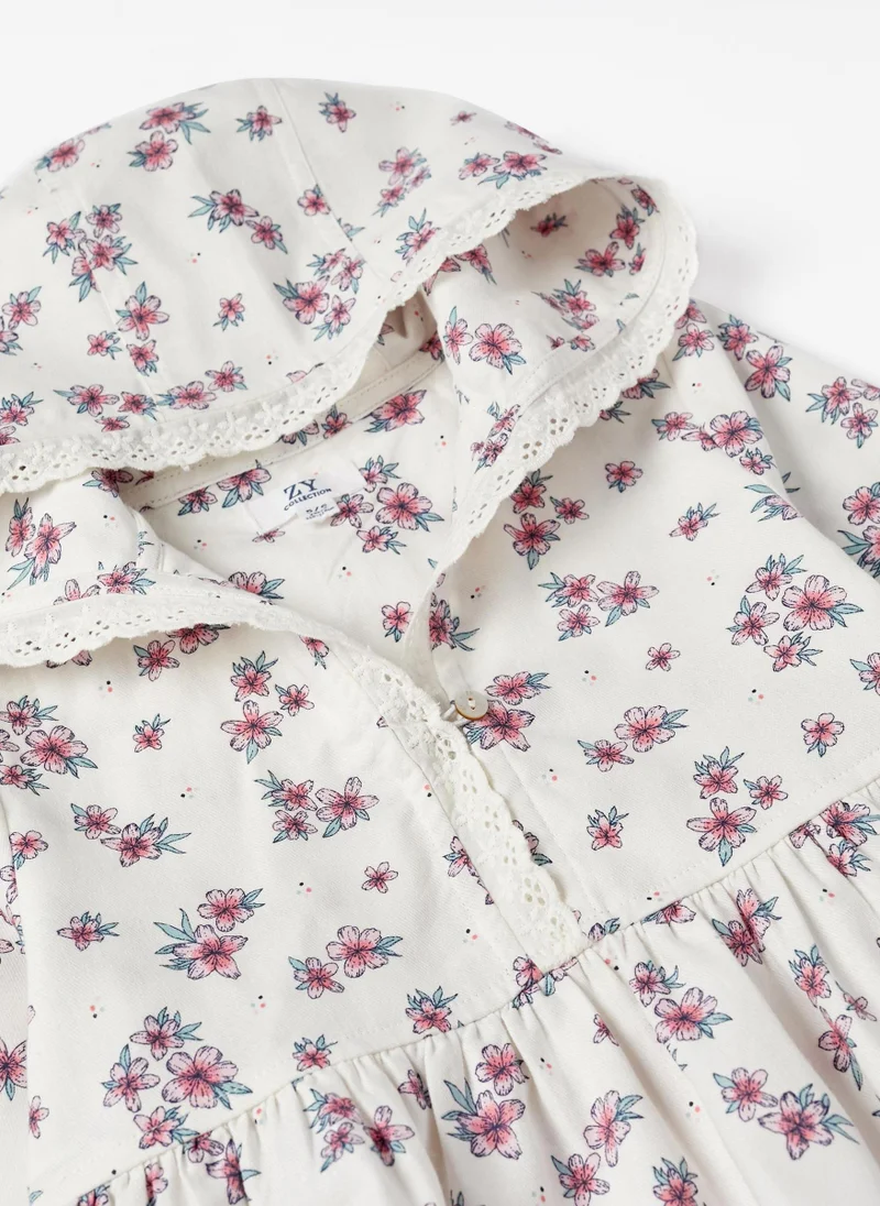 زيبي Floral Sweat with English Embroidery for Girls