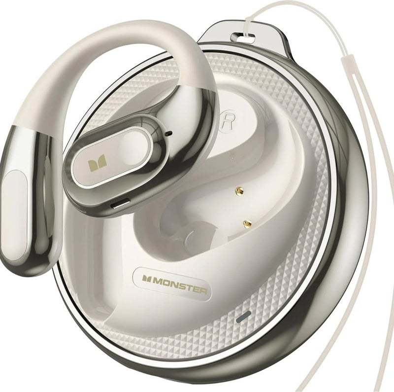 Monster Open Ear AC330 Air Conduction Bluetooth Headphones Wireless Earbuds with HD Sound, Built-in Mic & Long Battery Life - Image 5