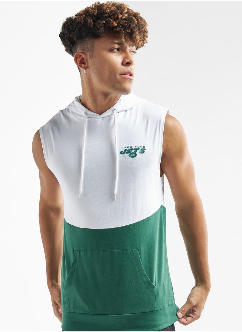 FAV Color Block Hooded Vest  - Image 1