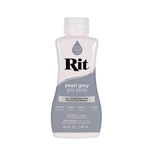 Craft County Rit Dye Liquid – Wide Selection of Colors – 8 Oz. (Pearl Grey) - Image 1