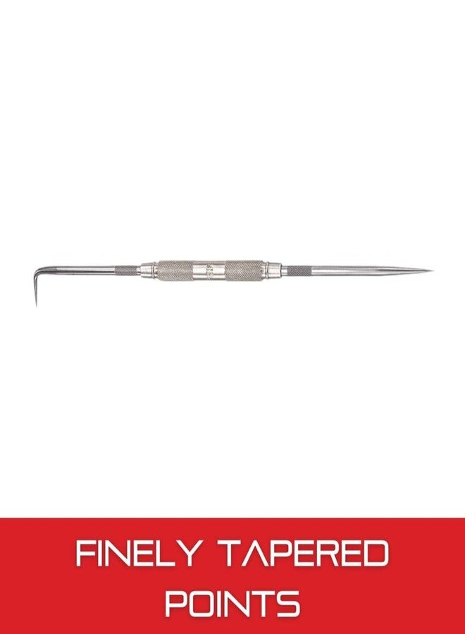 ستارريت قلم تخطيط مُحسّن من ستاريت بمقبض مُسنّن وخطوط دقيقة - فولاذ، بطول 9 بوصات، واحد مستقيم والآخر قصير - 67B - Image 4