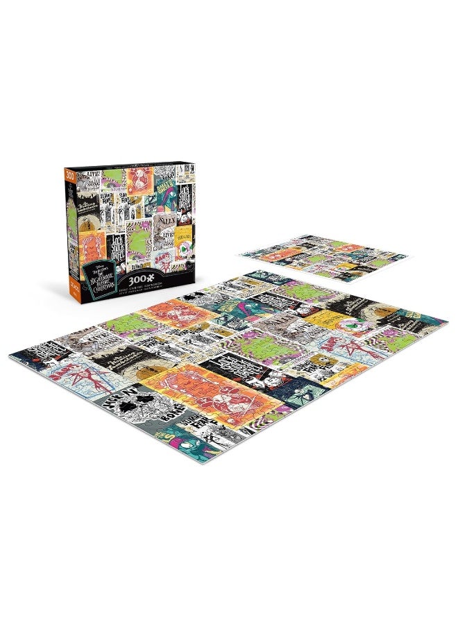 Ceaco - Disney - Tim Burton's The Nightmare Before Christmas - Collage - 300 Piece Jigsaw Puzzle - Image 4