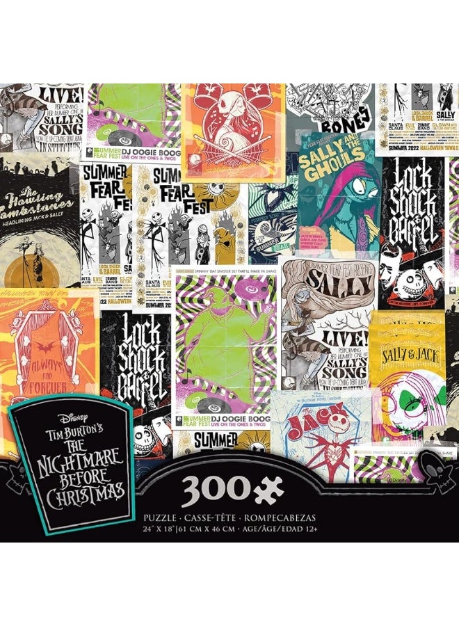 Ceaco - Disney - Tim Burton's The Nightmare Before Christmas - Collage - 300 Piece Jigsaw Puzzle - Image 5