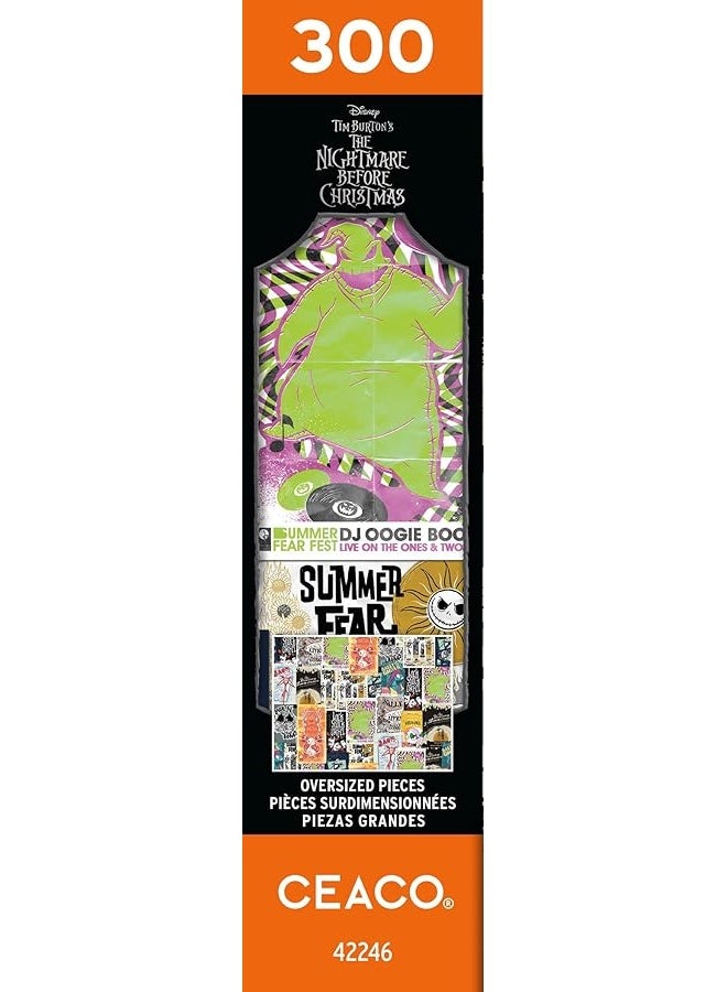 Ceaco - Disney - Tim Burton's The Nightmare Before Christmas - Collage - 300 Piece Jigsaw Puzzle - Image 2