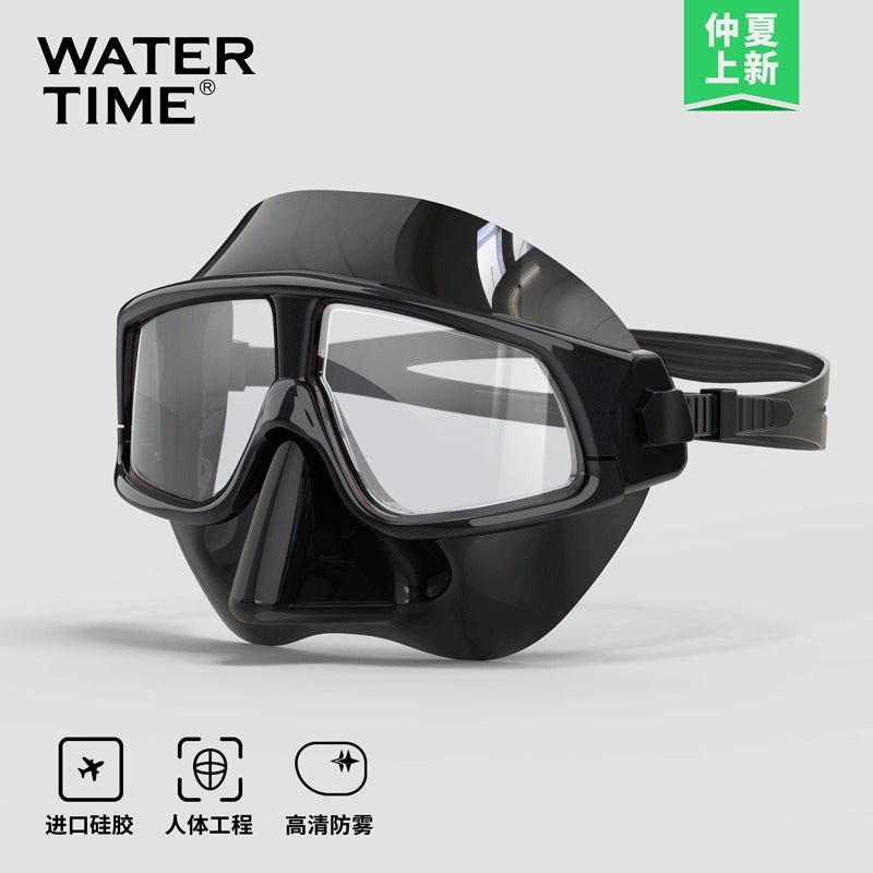 WaterTime Snorkeling Kit for Men and Women - Anti-Fog Diving Mask, Snorkel, and Swimming Goggles Set - Image 1