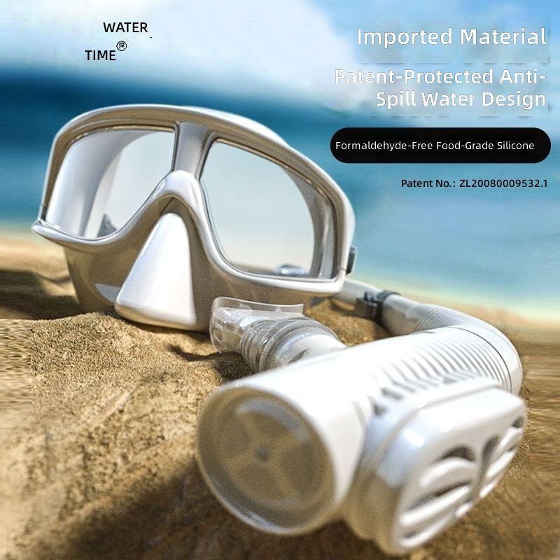 WaterTime Snorkeling Kit for Men and Women - Anti-Fog Diving Mask, Snorkel, and Swimming Goggles Set - Image 4