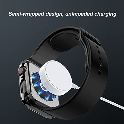 Ailun for Apple Watch Series 9 & 8 & 7 Screen Protector Case [45mm], Ultra-Thin Hard PC Case Built in Tempered Glass for iWatch, Shockproof Cover with Button [2 Pack][Black] - Image 5