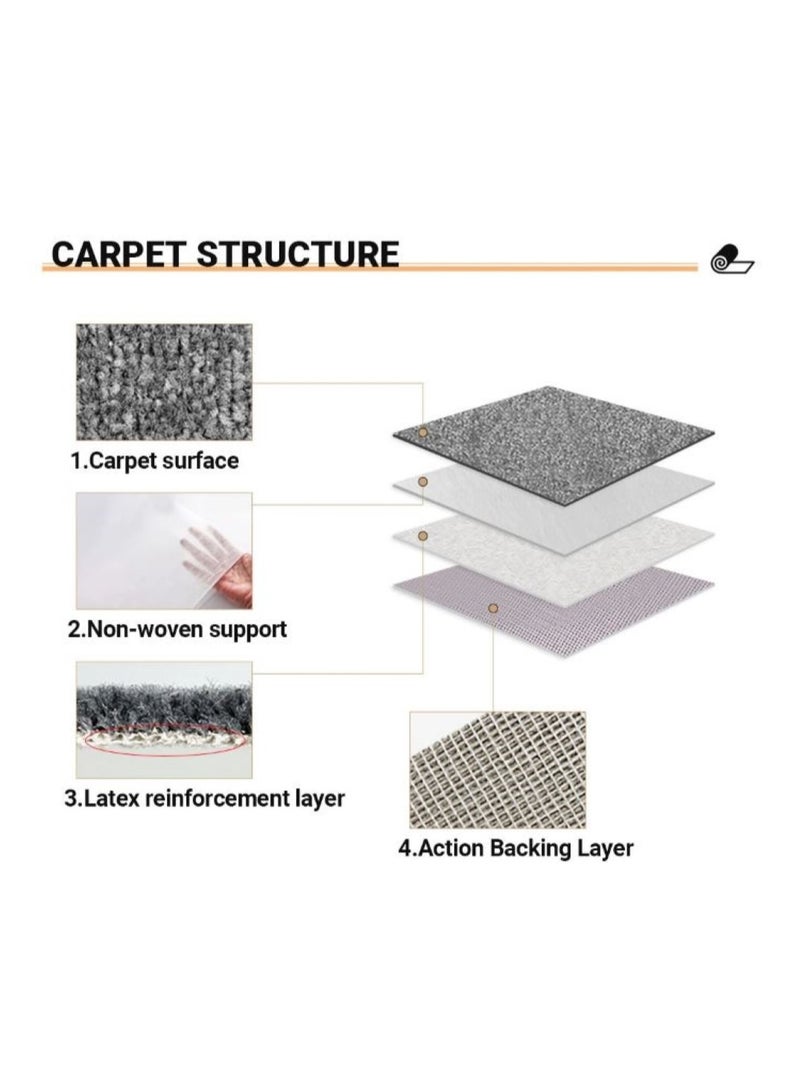 AL WADI FURNITURE Awf Al Wadi Furniture Loop Pile Carpet Light Blue  - Image 3