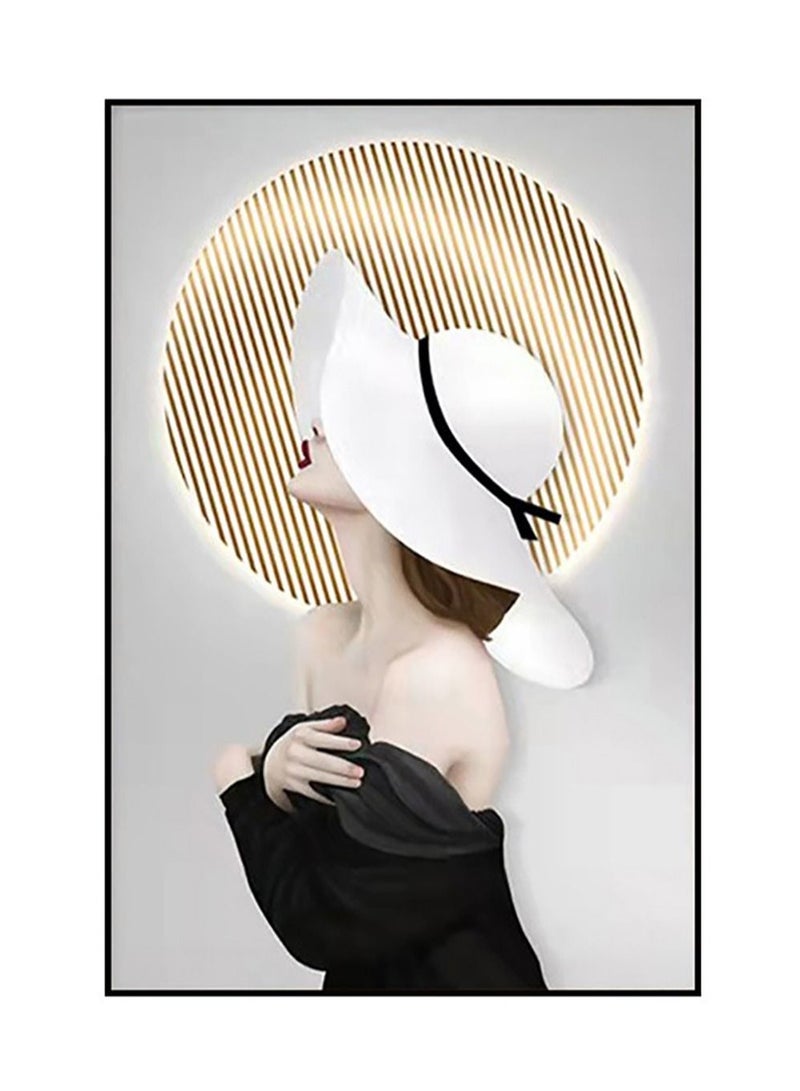 Merry Moments Modern Minimalist Abstract Canvas Paintings Sketch Poster Print Wall Art Pictures for Living Room Bedroom Home Decor with Black Frame 50X70Cm Type D  - Image 2