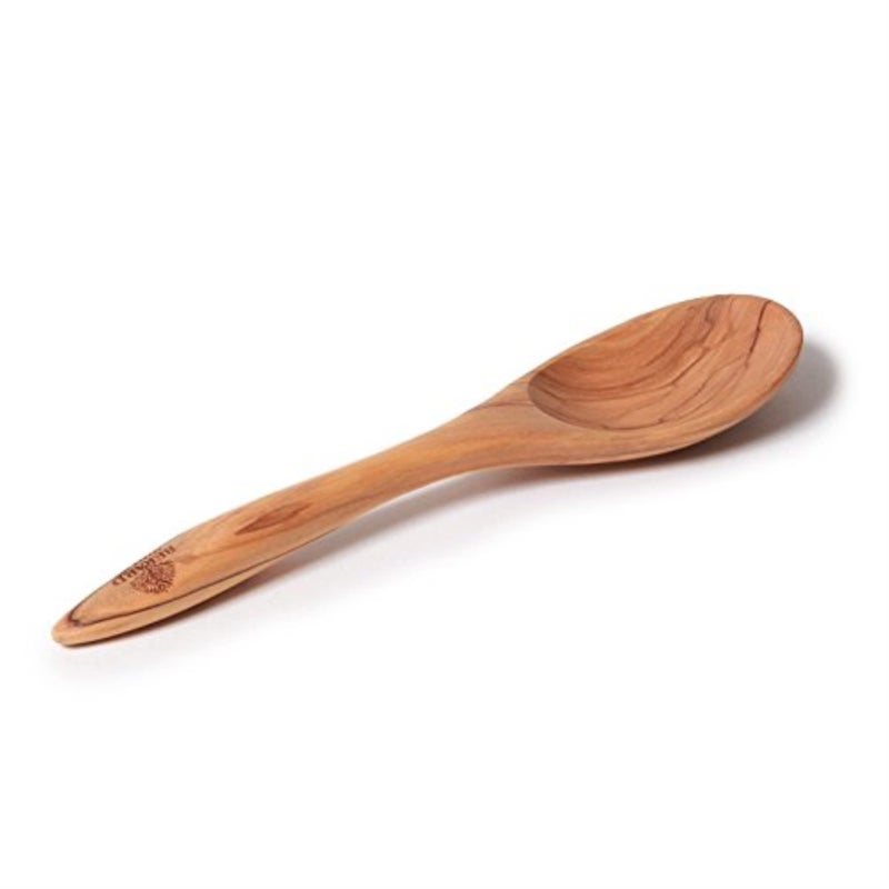 Berard French Olive Wood 12-Inch Handcrafted Wood Spoon, Terra Collection - Image 5