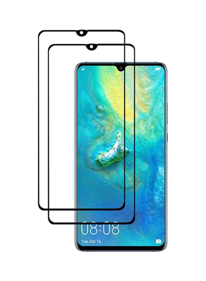 NIBEMINENT Margoun 5D 2-Pack Screen Protector For Huawei Mate 20 X Black/Clear - Image 1
