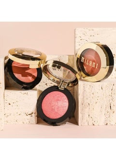 MILANI Baked Blush - Bella Bellini (0.12 Ounce) Vegan, Cruelty-Free Powder Blush - Shape, Contour & Highlight Face for a Shimmery or Matte Finish  - Image 4