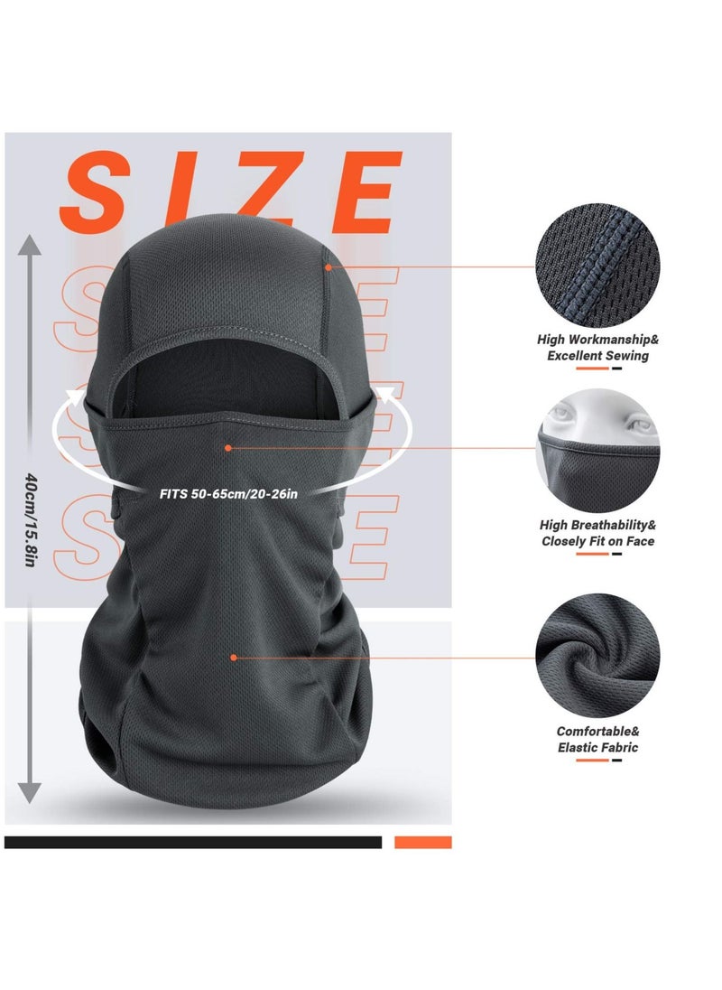 Excefore Balaclava Face Mask Motorcycle Cycling Balaclavas Ski Mask Balaclava UV Protection Helmet Liner Windproof Outdoor Headwear Men Women  - Image 5