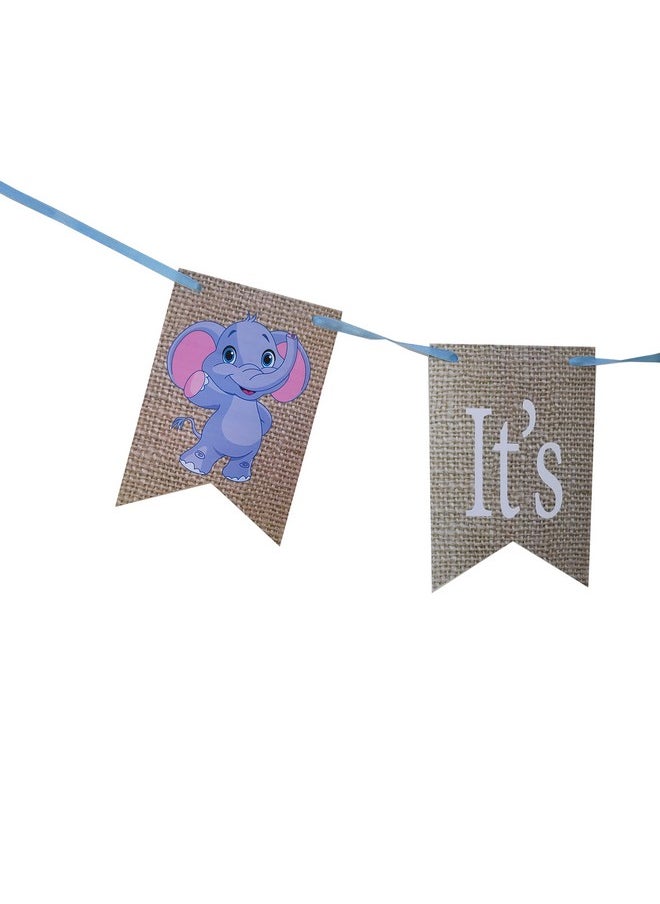 Funcart Funcart Jungle Animal Theme It's My Half Birthday Banner for Half Birthday Decoration/Half Birthday Decoration/6 Month/Half Way to One  - Image 3