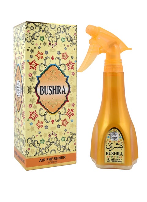 Bushra Air Freshener 300 ml with composition of Fresh Lime Cedar | Room Spray | Odor Eliminator | Car Air Fresheners | Alcohol Free | Small Spaces Air Freshener | Luxury Home Fragrance 10.14 Fl Oz
