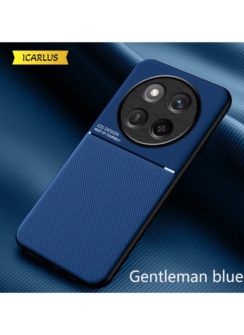 ICARLUS Case for Honor X9c 5G Magnetic Cover Gentleman Blue 