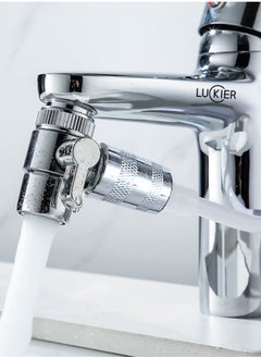 LUCKIER LUCKIER Stainless steel portable travel Shattaf portable bidet faucet, boosted water flow Shatafa kit, 3meters hose, 2 types of bases, adapter kit. Suitable for home/hotel/camping/female  - Image 2