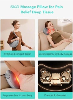 SKG T1-2 Pro Shiatsu Back and Neck Massager with Heat  - Image 5