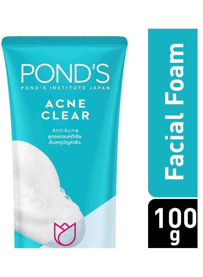 بوندز محلول حب الشباب مضاد لحب الشباب رغوة للوجه أزرق 100 جرام - Image 2