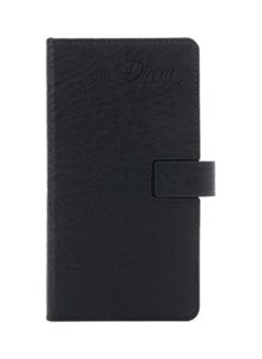 NIBEMINENT 48K Self-Filling Plan Daily/Monthly Notebook- 128 Sheets Black 