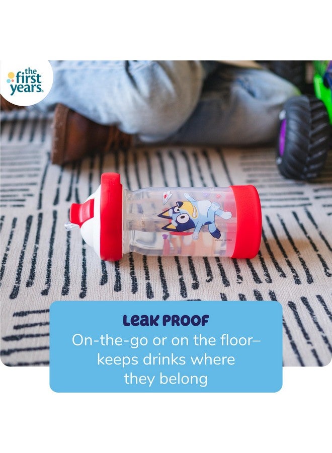 The First Years Bluey Sip & See Valentines Day Cup - Spill Proof Toddler Water Bottle with Floating Charm - Bluey Kids Cups with DropGuard - Toddler and Kids Valentines Day Gifts - 12 Ounces - Image 5