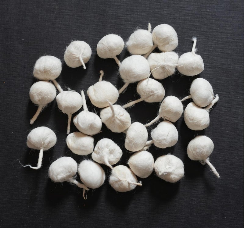 Hashcart Cotton Wicks for Puja Pooja Diya [ Assorted Color ] - Round Jyot Bati for Diwali Diya, Brass Kuber Diva, Clay Diva - Deya Bati for Akhand Jyot 100 pc, HashcartÂ® - Image 2