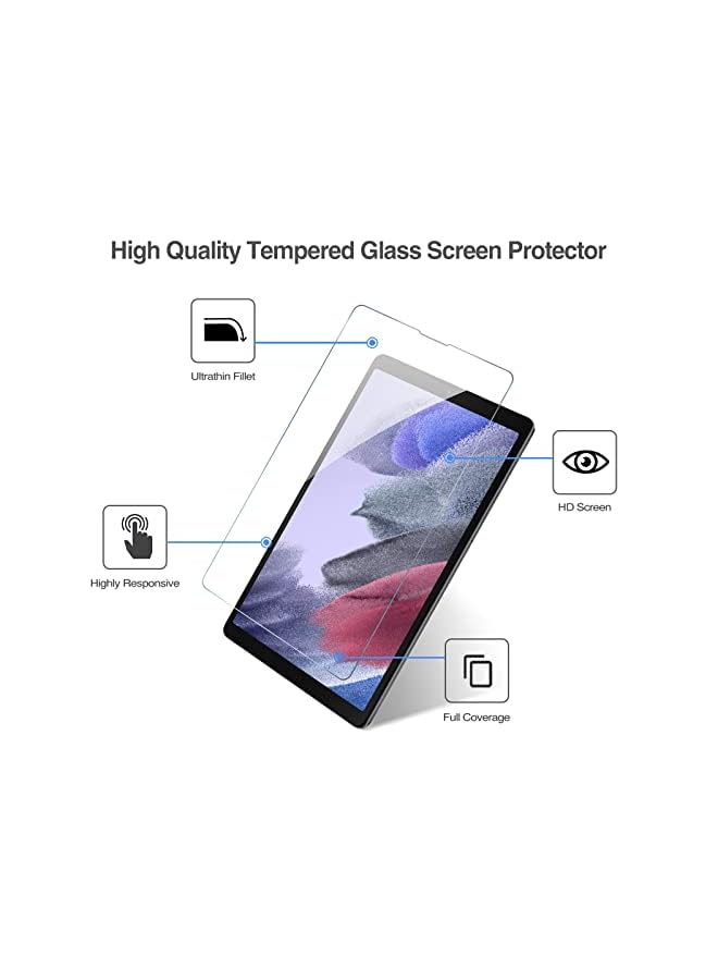 Procases Pack] Procase Galaxy Tab A7 Lite 8.7 Inch 2021 Screen Protector T220 T225 T227, Tempered Glass Screen Film Guard For Galaxy Tab A7 Lite 8.7" 2021 Release Sm-T220 Sm-T225 Sm-T227 - Image 4