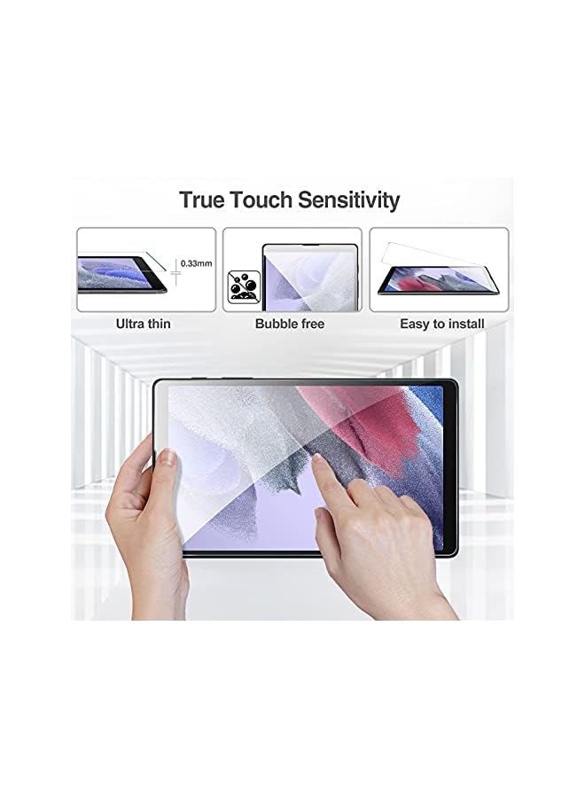 Procases Pack] Procase Galaxy Tab A7 Lite 8.7 Inch 2021 Screen Protector T220 T225 T227, Tempered Glass Screen Film Guard For Galaxy Tab A7 Lite 8.7" 2021 Release Sm-T220 Sm-T225 Sm-T227 - Image 5