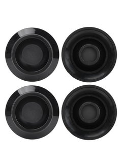 Thoraya 4pcs Round ABS Piano Foot Pads Set Caster Cups Accessories for Upright Piano  - Image 2