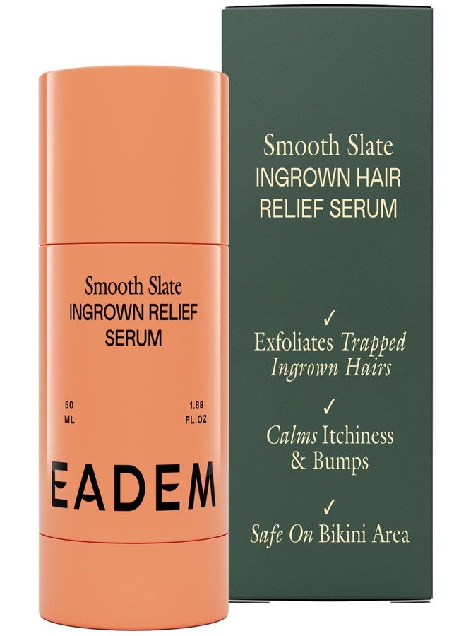 سيروم إيديم سموث سلات لعلاج الشعر النامي تحت الجلد، يستهدف النتوءات والشعر المحصور، ويعالج آثار الندبات والبقع الداكنة الناتجة عن العلاجات الموضعية، ويحتوي على أحماض ألفا هيدروكسي وإنزيم التيروزيناز، ويبطئ نمو الشعر النامي تحت الجلد. - Image 1