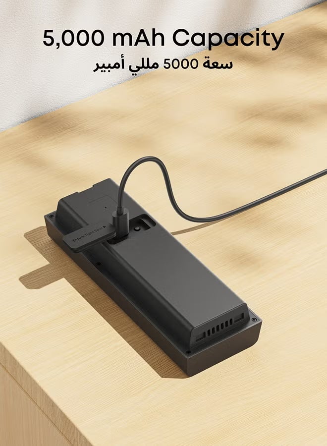 إيوفي كاميرا باب فيديو أمان لاسلكية من eufy C30، مكالمة فيديو مباشرة، 2K FHD، تعمل بالبطارية، عرض واسع 16:9، تركيب سهل، اكتشاف الإنسان والحركة، متوافقة مع HomeBase S380، بدون رسوم شهرية - Image 4