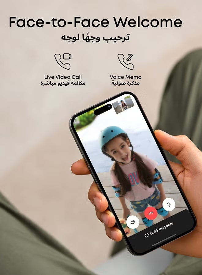 إيوفي كاميرا باب فيديو أمان لاسلكية من eufy C30، مكالمة فيديو مباشرة، 2K FHD، تعمل بالبطارية، عرض واسع 16:9، تركيب سهل، اكتشاف الإنسان والحركة، متوافقة مع HomeBase S380، بدون رسوم شهرية - Image 5