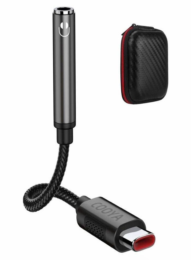 COOYA USB C to 3.5mm Audio Jack for Samsung S20 FE S21 S22 5G OnePlus 8T Headphone Adapter USB C to Aux Dongle Stereo Earphone Connector for iPad Air 4 iPad Pro Google Pixel 5 6 Galaxy Note 20 Z Flip3 - Image 1