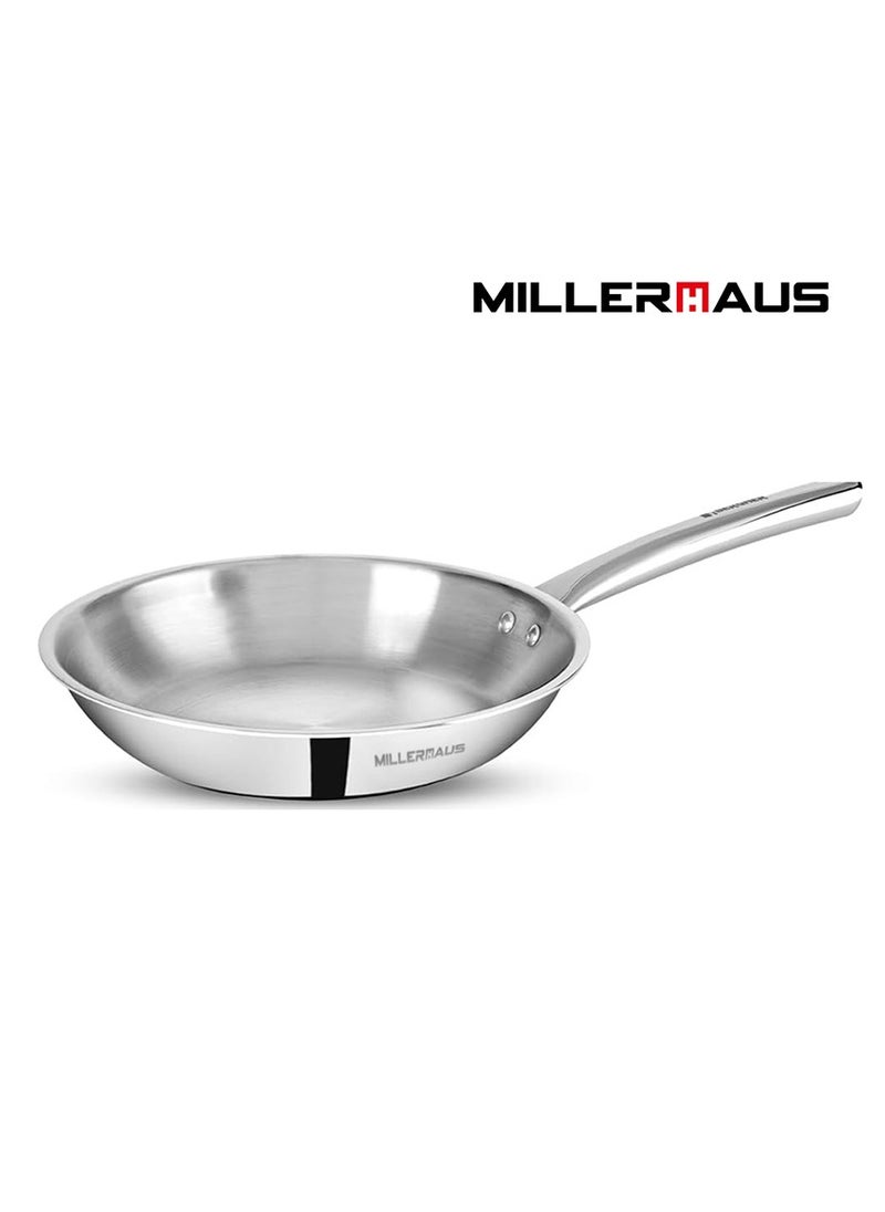 MILLERHAUS Millerhaus Tri-Ply Frypan 20cm Stainless Steel  - Image 1