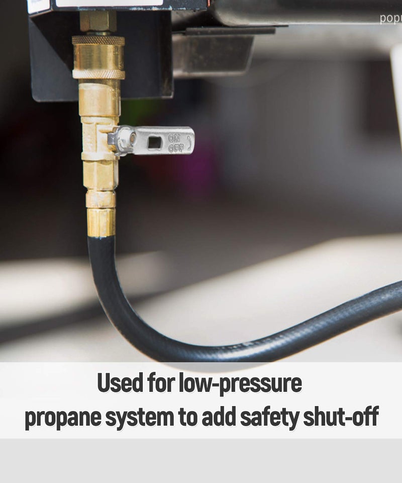 GASPRO 1/4" Propane Quick Connect Fittings Kit，LP Gas Connections for Easy RV and Camping Propane Systems Integration, 3-Packs - Image 4