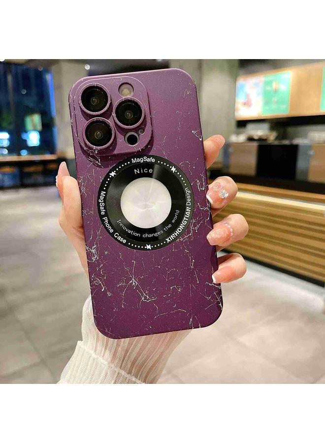 اس-توب جراب هاتف iPhone 13 Pro Max بنمط رخامي من MagSafe PC - Image 1