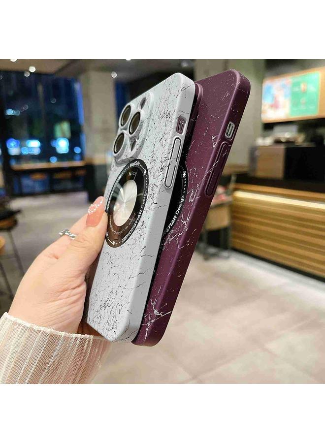 اس-توب جراب هاتف iPhone 13 Pro Max بنمط رخامي من MagSafe PC - Image 5