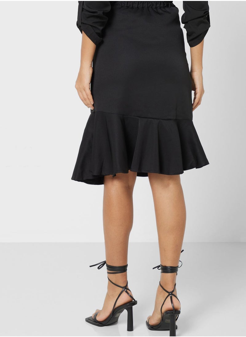 ELLA - Ruffle Hem Skirt - Image 1