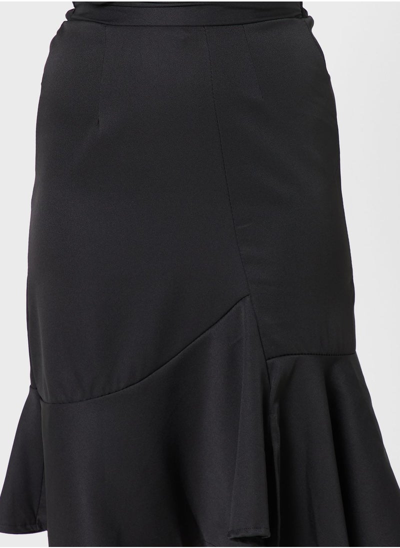 ELLA - Ruffle Hem Skirt - Image 1