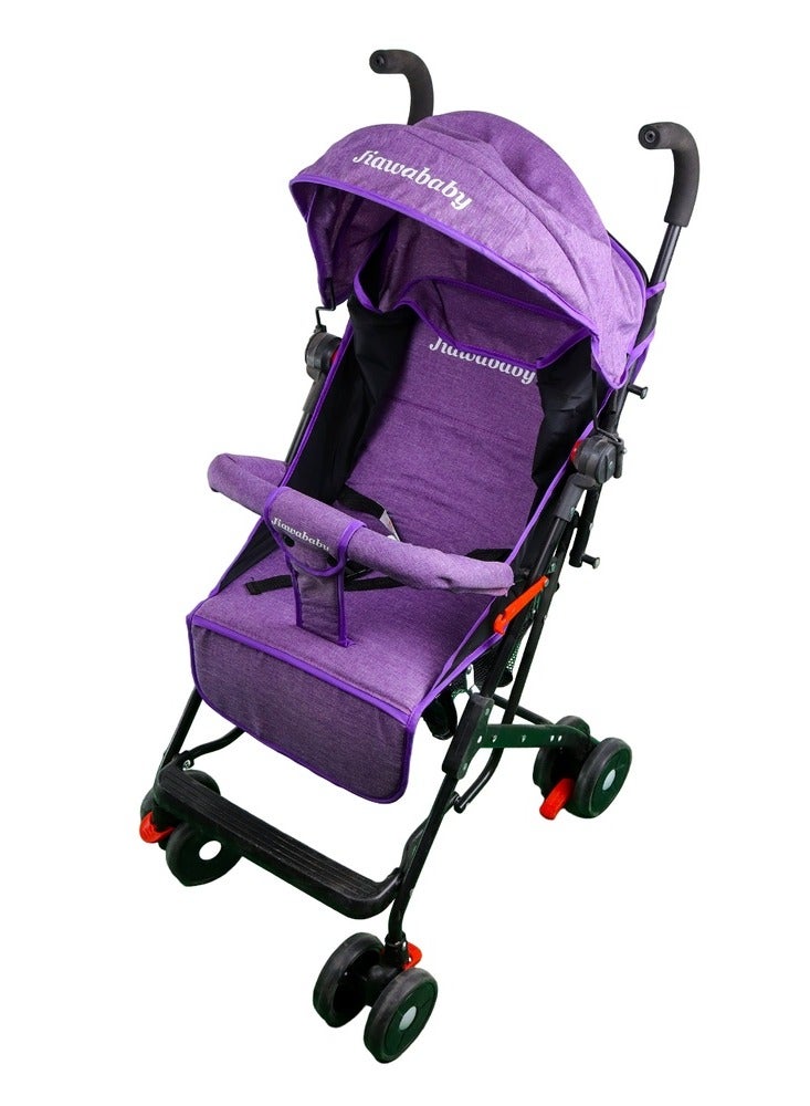 Stroller Baby Multi Position Purple - 608A - Image 3
