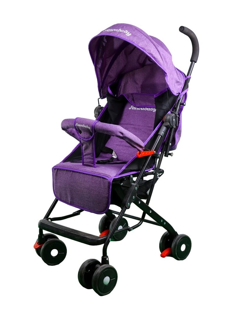Stroller Baby Multi Position Purple - 608A - Image 1