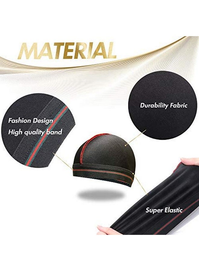 ForceWave Orcewave Wave Cap Silky Stocking Wave Cap For Men Women Black Wave Compression Cap For 360 Waves 4Pieces  - Image 4