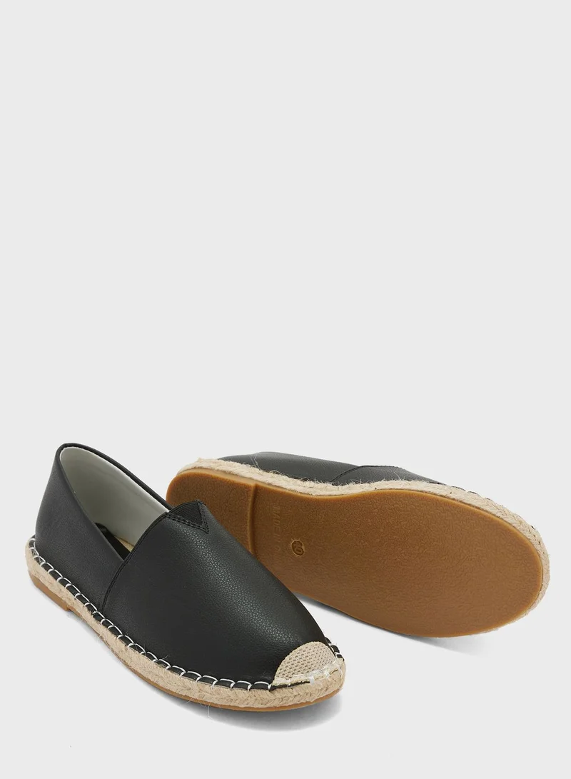 ELLA Pu Slip On Espadrille