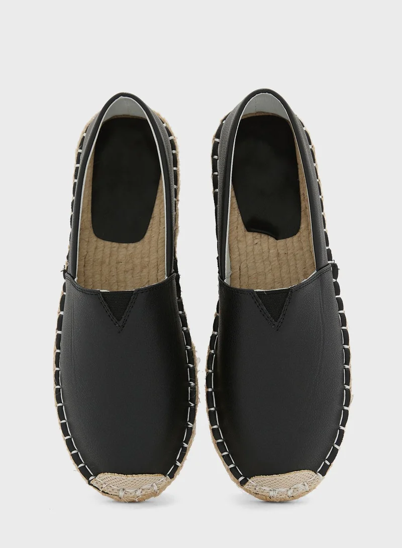 ELLA Pu Slip On Espadrille