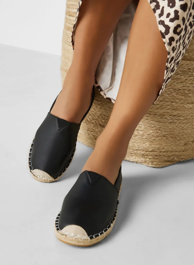 ELLA Pu Slip On Espadrille