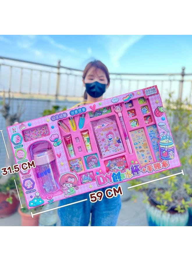 Bluejw Children's High-value Hand Book Cute Cartoon Quiet Book Creative Notebook Gift Suit Organization Wholesale - Image 1