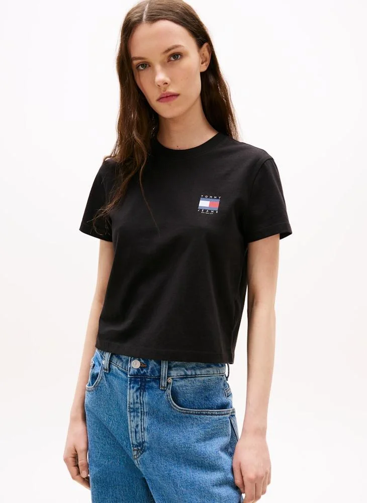 تومي جينز Logo Crew Neck T-Shirt